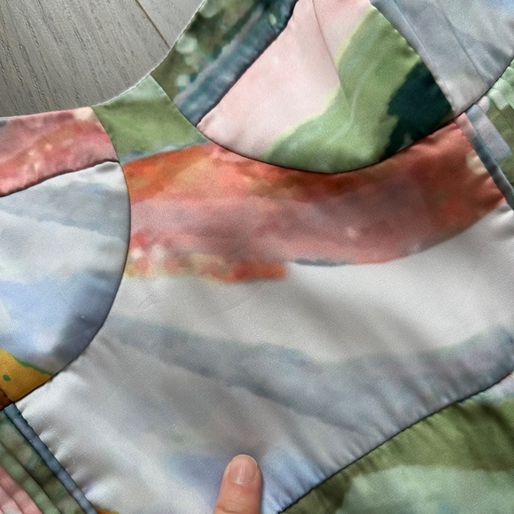 HUTCH Shyla Twist Strap Pastel Pink Yellow Dress Maxi Braided Strap - Size 10 - Picture 7 of 11